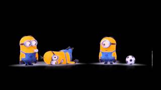 Minions spelar fotboll